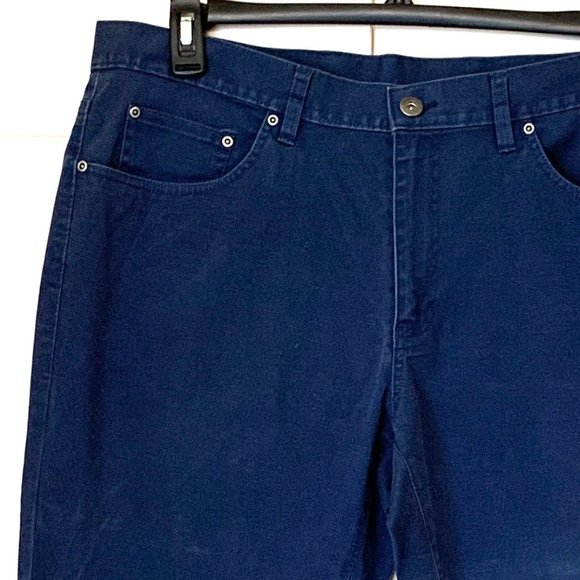 NORDSTROM BLUE 5 POCKET CLASSIC JEAN 38X32 Slim Fit Straight Leg - Picture 11 of 14